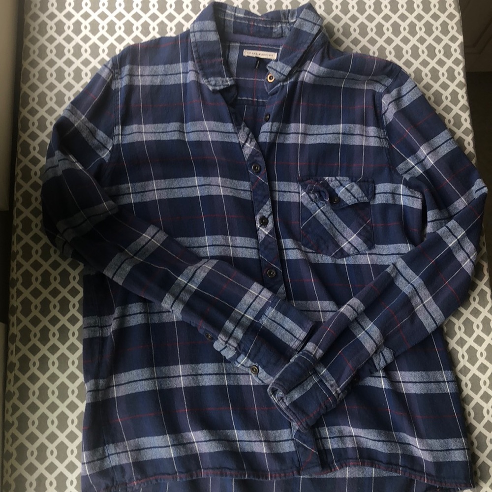 blue flannel bought from pacsun!